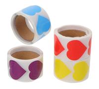 Generic 400PCS Heart-Shaped Tanning Stickers for Body Self-Adhesive Sunbathing Decals Perforated Body Art Labels for Summer Beach and Wedding