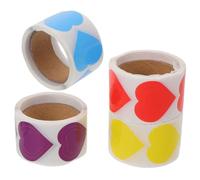 Generic 400pcs Self-adhesive Heart Shaped Tanning Stickers Roll with Stylish Perforated Design, Precise Tanning Solution for Sunbathing and Outdoor Activities, Copper Plate Body Decals