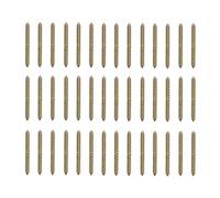 Generic 40pcs Carbon Steel Galvanized Double Headed Thread Screws Self Tapping Bolts for Woodworking Joints, 6x60mm Fasteners Suitable to Make Joints between Two Pieces of Wood