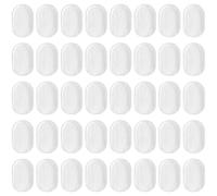 Generic 40Pcs Clip Earring Back Cushion Pads PVC Non-Slip Comfortable Material Prevents Earrings from Falling Easy to Grasp for DIY Makers