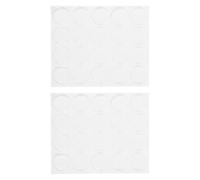 Generic 40pcs Epoxy Dome Stickers: Clear Bubble Cabochon Circles 20mm/0.8Inch - Self Adhesive Round Domes for Bottle Cap Crafts - Resin Labels for Scrapbooking