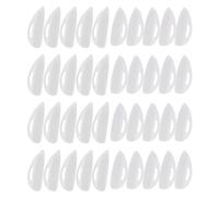 Generic 40pcs Reusable Silicone Eyelash Curl Pads Soft Lash Lift Shields for Eyelash Extensions Perming Professional Eye Shape Lash Curling Patch