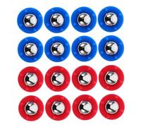 Generic 40Pcs Tabletop Game Rolling Beads for Shuffleboard and Indoor Family Fun Smooth Glide Curling Rollers Replacement Accessories Vibrant Red and Blue