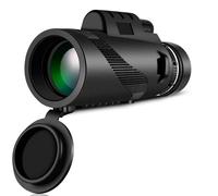 Generic 40X60 Monocular Telescope Compact Optical High Powered BAK4 Prism Monocular with Smartphone Holder Tripod HD Monocular Scope for Bird Watching Hunting Concert Travelling,C1