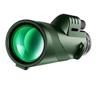 Generic 40X60 Monocular Telescope Compact Optical High Powered BAK4 Prism Monocular with Smartphone Holder Tripod HD Monocular Scope for Bird Watching Hunting Concert Travelling,A1