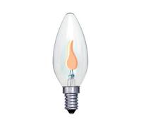 Generic 442 Clear 3W SES Candle Lamp Flicker Effect 35Mm, E14, 3 W