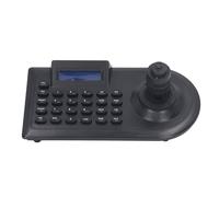 Generic 4D Joystick PTZ Camera Keyboard with LCD Analog PTZ Camera Keyboard, Easy Operation, Compatible with Most Dome Security, for Public Security, etc. (#1)