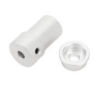 Generic 4mm Mounting Hub, Aluminum Alloy Motor Shaft Coupling for Robot Wheels, with Precise Machining for Mecanum Wheels and DC Motors