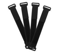 Generic 4pcs Adjustable Car Dash Cam Mounting Straps with Hook and Loop Rearview Mirror Holder Universal Fixing Band for Vehicle Camera Accessories