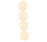 Generic 4pcs African Doumbek Drum Skin Replacement Goat Skin Cover for Hand Drums Easy to Install for Enhanced Sound Quality and Performance