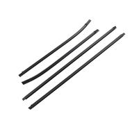 Generic 4Pcs Anti Leakage Door Weatherstrip Trim Perfect for D-MAX RT 2012-2019 to Keep Dust and Water Out with Reliable ABS and Rubber Material