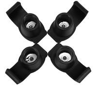 Generic 4Pcs Anti-Slip Walker Ski Glides Nylon Walker Feet Cushions Practical Gliders for Stability and Safety Walking Frames and Canes