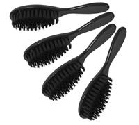 Generic 4pcs Beard Brush Set for Men Professional Face Hair Brush and Neck Duster Tool Essential Barber Shop Equipment for Grooming and Styling Facial Hair