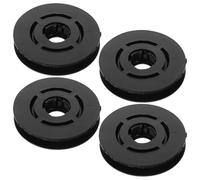 Generic 4Pcs Black Car Floor Mat Retainers Clips Plastic Carpet Holder Fixing Fasteners Set for Automotive Interior Accessories