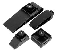 Generic 4pcs Black Multi-Angle Sandpaper Holder Set, Handheld Manual Sanding Blocks for Wood and Autobody, Micro Sander Burnishing Tool Suitable for Polishing Corners and Flat Surfaces