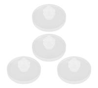 Generic 4pcs Brake Switch Pads Rubber Gasket White for Clutch Pedal Automotive Repairs Easy Installation Precise Limiting