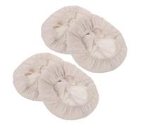 Generic 4pcs Bread Proofing Basket Covers Set, 20cm 25cm Reusable Cotton Linen Fabric Bread Fermentation Covers, Sourdough Dough Basket Liners for Artisan Baking at Home