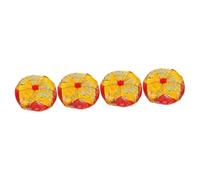 Generic 4pcs Buddhist Sound Bowl Cushion Pad for Meditation Handmade Mat Artistic Design Prevents Slipping Lightweight Portable for and Relaxation