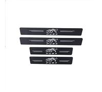 GÉNERIC 4Pcs Car Carbon Fiber Door Sill Protector Kick Plates for ford PUMA Threshold Protection Sticker Accessories