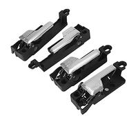 Generic 4Pcs Car Chrome Interior Door Handle, Professional ABS Chrome Plated Replacement with Smooth Hand Feel, for MKZ Milan 2006 2012