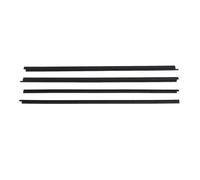Generic 4PCS Car Door Window Weatherstrip Seal for D21 1985-1997, Leakproof and Windproof Moulding Trim, Durable ABS and Rubber Material