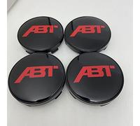 GÉNERIC 4Pcs Car Hub Centre Caps Wheel Centre Covers, for ABT 60MM Decoration Accessories