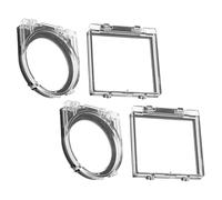 Generic 4pcs Elevator Button Cover Plastic Safety Switch Guard Protector for Elevator and Dishwasher Offices Public Buildings and Square Comprehensive Protection Enhanced Sensitivity