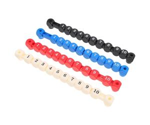Generic 4pcs Foosball Score Counters for Table Soccer, Plastic Portable Design with Precise Scoring, for Family Gatherings and Home Use by Table Soccer Enthusiasts