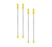 Generic 4pcs Garden Sprayer Wand Replacement Metal Poles Ergonomic Design Extendable Long Gardening Sprayer Rods for Easy Use and Maintenance for Outdoor Garden and Orchard