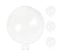 Generic 4pcs Glass Globe Lamp Shade Replacement for Table Lamp Shade Round Glass Ball Lightshade with Easy Bulb Replacement Elegant Post Modern Style for Home Lighting