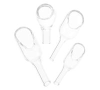 Generic 4pcs Glass Weighing Funnels Lab Funnel Weigh Boat Dish for Accurate Measuring and Sample Transfer in Pharmaceutical Formulation