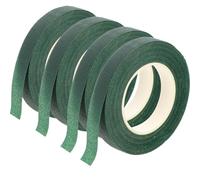 Generic 4pcs Green Floral Tape Rolls for DIY Floral Arrangement, Bouquet Stem Wrap, Wreath Making Supplies, Florist Tape for Plants and Flower Craft