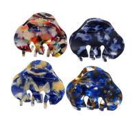 Generic 4Pcs Hair Clips for Thick Hair Stylish Acetate Claw Clips Durable Design for Styling for Women and Teens Non Slip Grip for All Hair Types