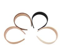 Generic 4pcs Headbands Hair Accessories Raffia Material Creative Fashion Design Wear Elegant Stylish for Female Friends Casual Daily Use Random Color