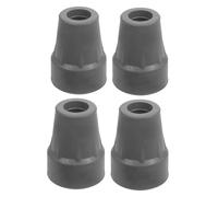 Generic 4pcs Heavy Duty Rubber Cane Tips Non Slip Slip Crutch Caps for Walking Poles Enhanced Stability and Grip Wear Resistant Foot Pads for Indoor and Outdoor Use
