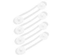 Generic 4pcs Lock for Fridge Safety Lock for Refrigerator Refrigerator Locks Soft Rubber Child Locks for Doors