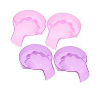 Generic 4pcs Manicure Hand Soak Bowl Nails Polish Gel Remover Nail Salon Bowls Nail Manicure Bowls Nail Polish Remover Pot Nail Soaking Bowl Nail Soak off Bowl Gel Nail Remover Plastic Pp