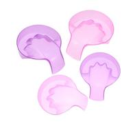 Generic 4pcs Manicure Hand Soak Bowl Nails Polish Gel Remover Soak off Bowls Nail Soak off Bowl Nail Manicure Bowls Nail Soaking Bowl Hand Soaking Bowl Nail Remover Bowl Plastic Pp