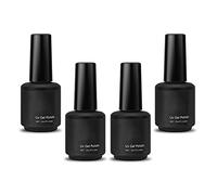 Generic 4pcs Matte Gel Nail Polish Set with Base, Top Coat Reinforce Gel Long Lasting, Super Strong 15ml Nail Glue for Salon