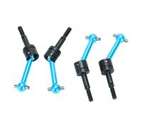 Generic 4Pcs Metal Drive Shaft CVD for TT02, Easy to Install Upgrade Parts for 1/10 RC Car, 70mm Length (Blue)
