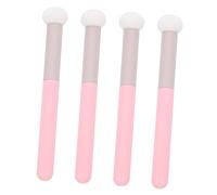 Generic 4pcs Mushroom Head Concealer Sponge Set Wet/dry Multi-functional Makeup Applicators with Handle for Finish for Women and Makeup Artists