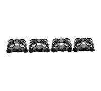 Generic 4pcs Music Enlightenment Toy for Boy Girl Foot Bell Percussion Instrument Tambourine Design Encourages Rhythm and Listening Skills Boy Girl for Early Education