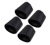 Generic 4pcs Non-Slip Rubber Feet Mats for Ladder 48mm Diameter Anti-Skid Cushion for Step Ladder Suitable for 4.8cm Heavy-Duty Floor Protection