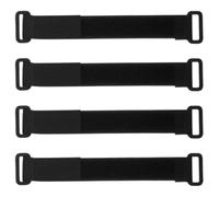 Generic 4pcs Nylon Mounting Straps for Dash Cam and Rearview Mirror, Lightweight Universal Fixing Straps with Convenient Replacement for Car Dash Camera Accessories