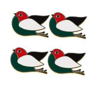 Generic 4pcs Palestine Flag Lapel Pins Durable National Brooch for Clothing Waving Palestinian Badge for Celebrations Parties Sports Events Crafted From for Vibrancy