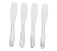 Generic 4pcs Plastic Makeup Spatulas Thickened Cosmetic Mask Mixing Sticks for Face Mask Application and Sampling