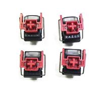 Generic 4Pcs Red Optical Switches V2 Hot Swap Slient Switch for Razer Huntsman Elite Gaming Mechanical Keyboard Linear clicky