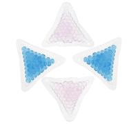 Generic 4pcs Reusable Cold Compress Ice Packs for Injuries with PVC Gel Material, Portable and Easy to Use for Fever and Trauma Therapy Relief