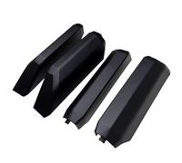 Generic 4PCS Roof Rack Rail End Cover Compatible with Toyota Land Cruiser Prado LC250 2024 2025 Black ABS Replacement Caps, Complete Set Front Rear Protection Shell