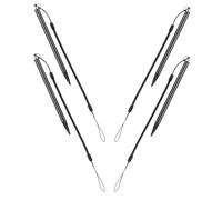 Generic 4pcs Screen Stylus Pen with Spring Rope Universal Resistive Stylus for Tablets Smartphones and Pos Systems Keychain Design for Easy Carrying